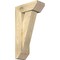 Ekena Millwork Traditional Slat Rough Sawn Bracket w/ Offset Brace, Douglas Fir, 6"W x 14"D x 26"H BKT0604X14X26TRA06RDF - alternate 1
